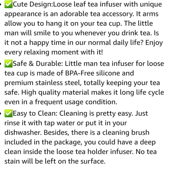 Person Chillin Tea Infuser - Picture 12 of 12
